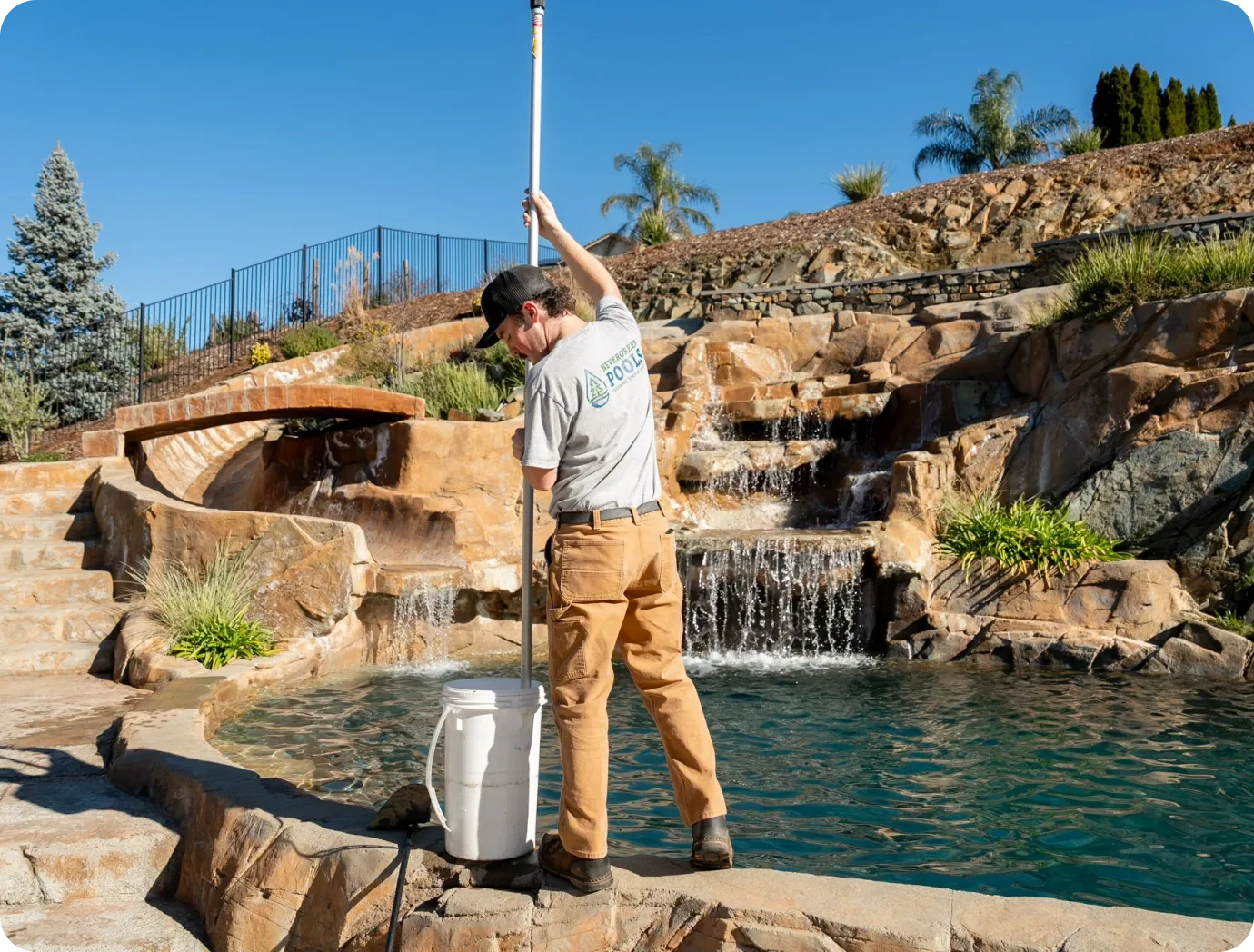 Beyond Pool Cleaning full-service pool care at a Scottsdale property